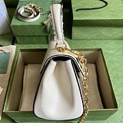 	 Bagsaaa Gucci Horsebit 1955 mini bag ebony white - 22x16x10.5cm - 2