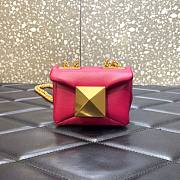 	 Bagsaaa Valentino Garavani Micro One Stud Nappa Pink Bag - 11x8x5cm - 1