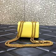 	 Bagsaaa Valentino Garavani Micro One Stud Nappa Yellow Bag - 11x8x5cm - 3