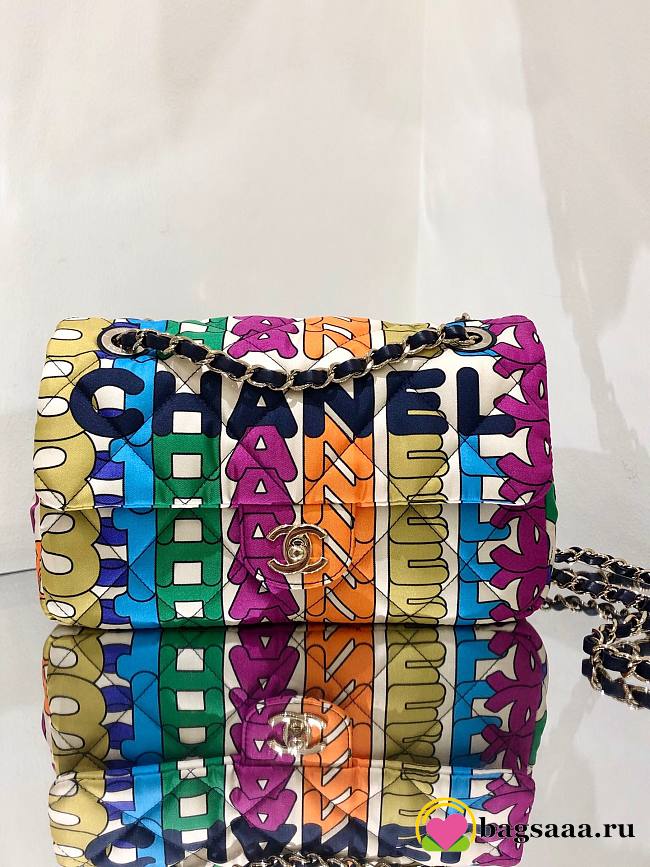 Bagsaaa Chanel 21K Multil Color Flap Bag - 25x13x6cm - 1