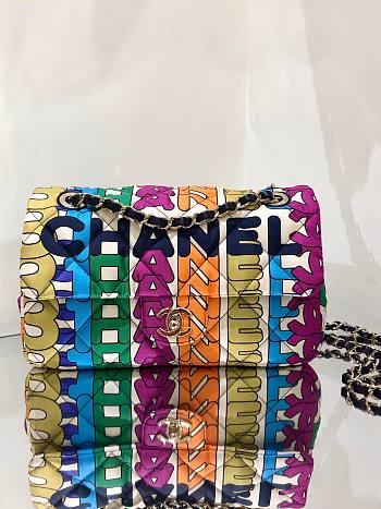 Bagsaaa Chanel 21K Multil Color Flap Bag - 25x13x6cm