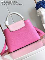 	 Bagsaaa Louis Vuitton Capucines Taurillon cowhide Pink - 27x18x9cm - 6