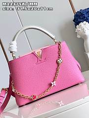	 Bagsaaa Louis Vuitton Capucines Taurillon cowhide Pink - 27x18x9cm - 5