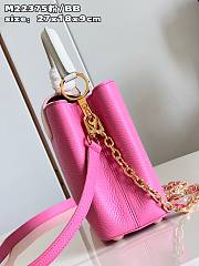 	 Bagsaaa Louis Vuitton Capucines Taurillon cowhide Pink - 27x18x9cm - 3