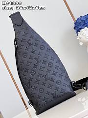 Bagsaaa Louis Vuitton Duo Crossbody Bag Black Calf leather - 20 x 42 x 6 cm - 6
