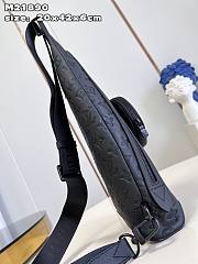 Bagsaaa Louis Vuitton Duo Crossbody Bag Black Calf leather - 20 x 42 x 6 cm - 5