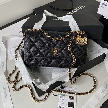 Bagsaaa Chanel WOC Black Caviar Leather - 19cm