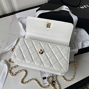 	 Bagsaaa Chanel WOC White Caviar Leather - 19cm - 6