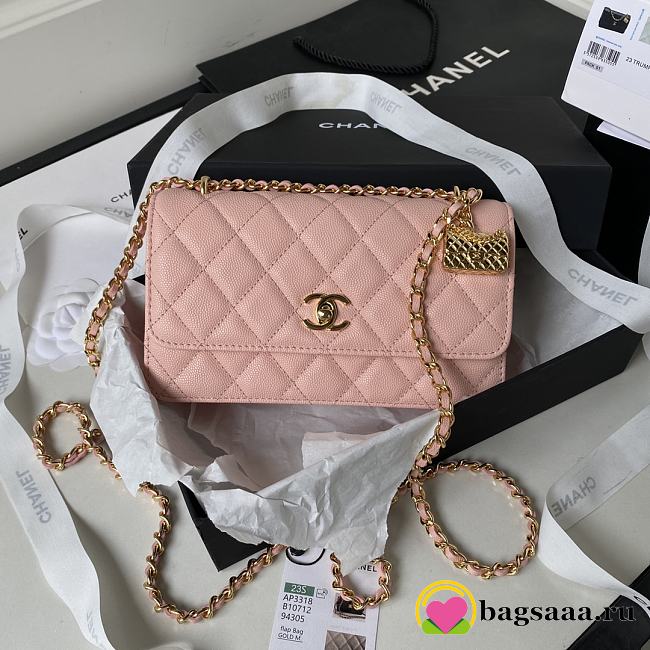	 Bagsaaa Chanel WOC Pink Caviar Leather - 19cm - 1