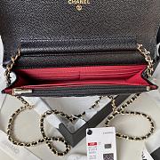	 Bagsaaa Chanel WOC Black CC Logo Caviar Leather - 19cm - 6