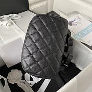 Bagsaaa Chanel Calfskin Plain Caviar Leather Black Backpack - 25X20X12cm - 3
