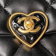 	 Bagsaaa Chanel Small Flap Bag Lambskin Black - 21X14X7cm - 4