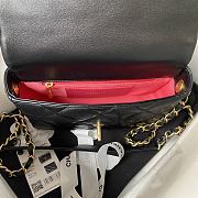 	 Bagsaaa Chanel Small Flap Bag Lambskin Black - 21X14X7cm - 6