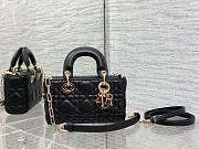Bagsaaa Dior Lady D - Joy Micro Black Bag - 16 x 9 x 5 cm - 1