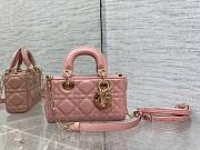 	 Bagsaaa Dior Lady D - Joy Micro Pink Bag - 16 x 9 x 5 cm - 1
