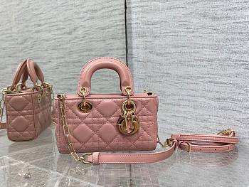 	 Bagsaaa Dior Lady D - Joy Micro Pink Bag - 16 x 9 x 5 cm