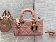 	 Bagsaaa Dior Lady D - Joy Micro Pink Bag - 16 x 9 x 5 cm - 5