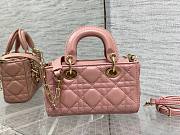 	 Bagsaaa Dior Lady D - Joy Micro Pink Bag - 16 x 9 x 5 cm - 4