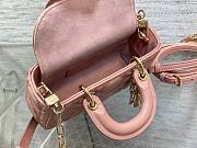 	 Bagsaaa Dior Lady D - Joy Micro Pink Bag - 16 x 9 x 5 cm - 3