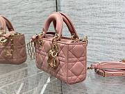 	 Bagsaaa Dior Lady D - Joy Micro Pink Bag - 16 x 9 x 5 cm - 2