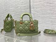 	 Bagsaaa Dior Lady D - Joy Micro Green Bag - 16 x 9 x 5 cm - 1
