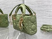 	 Bagsaaa Dior Lady D - Joy Micro Green Bag - 16 x 9 x 5 cm - 4