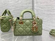 	 Bagsaaa Dior Lady D - Joy Micro Green Bag - 16 x 9 x 5 cm - 5