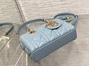 	 Bagsaaa Dior Lady D - Joy Micro Blue Bag - 16 x 9 x 5 cm - 4