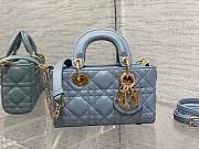 	 Bagsaaa Dior Lady D - Joy Micro Blue Bag - 16 x 9 x 5 cm - 2