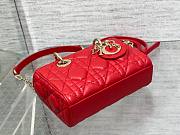 	 Bagsaaa Dior Lady D - Joy Micro Red Bag - 16 x 9 x 5 cm - 6