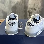 Bagsaaa Nike x Dior Dunk Low White Sneakers - 6