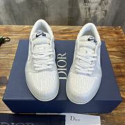 Bagsaaa Nike x Dior Dunk Low White Sneakers - 3