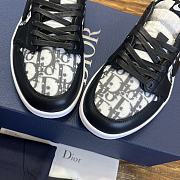 	 Bagsaaa Nike x Dior Dunk Low White and Black Sneakers - 3