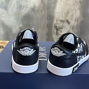 	 Bagsaaa Nike x Dior Dunk Low White and Black Sneakers - 6