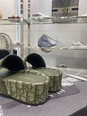 Bagsaa Dior Dway Green Sandals - 2