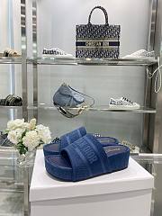 	 Bagsaa Dior Dway All Blue Sandals  - 6