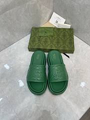 	 Bagsaaa Gucci Interlocking G Slides Green - 4