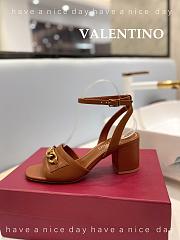 	 Bagsaaa Valentino Brown Sandals - 5