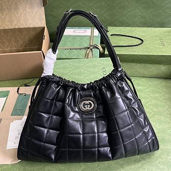 Bagsaaa Gucci Deco large black tote bag - 43x 28x 8cm
