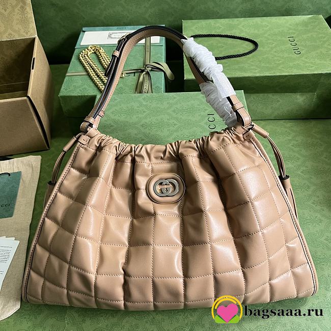 	 Bagsaaa Gucci Deco large nude tote bag - 43x 28x 8cm - 1