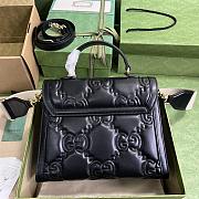 Bagsaaa GG Matelassé black handbag - 25.5x 20.5x 12.5cm - 5