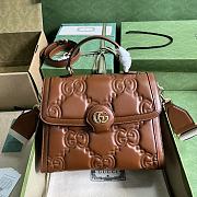 	 Bagsaaa GG Matelassé brown handbag - 25.5x 20.5x 12.5cm - 1