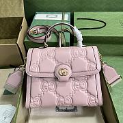 	 Bagsaaa GG Matelassé pink handbag - 25.5x 20.5x 12.5cm - 1