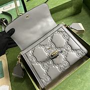 	 Bagsaaa GG Matelassé gray handbag - 25.5x 20.5x 12.5cm - 3