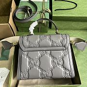 	 Bagsaaa GG Matelassé gray handbag - 25.5x 20.5x 12.5cm - 5