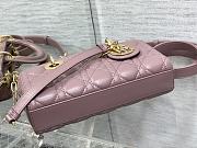 Bagsaaa Dior Lady D - Joy Medium Pink Bag - 26 x 13.5 x 5 cm - 5