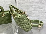 	 Bagsaaa Dior Lady D - Joy Medium Ethereal Green Bag - 26 x 13.5 x 5 cm - 4