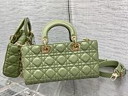 	 Bagsaaa Dior Lady D - Joy Medium Ethereal Green Bag - 26 x 13.5 x 5 cm - 3