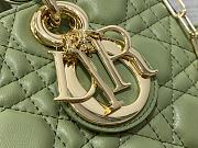 	 Bagsaaa Dior Lady D - Joy Medium Ethereal Green Bag - 26 x 13.5 x 5 cm - 2