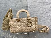 Bagsaaa Dior Lady D - Joy Medium Beige Bag - 26 x 13.5 x 5 cm - 1